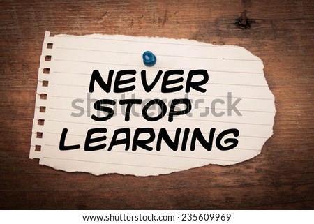 Text never stop learning 