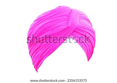 Indian Sikh Punjabi turban image, culture of Indian Punjabi people. Royalty-Free Stock Photo #2356153573