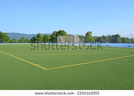 State University of New York at New Paltz. Stadium with football field Royalty-Free Stock Photo #2356162055