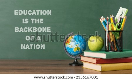 in this picture of the proverb said that education is the backbone of a nation. every single person have the rights of education.