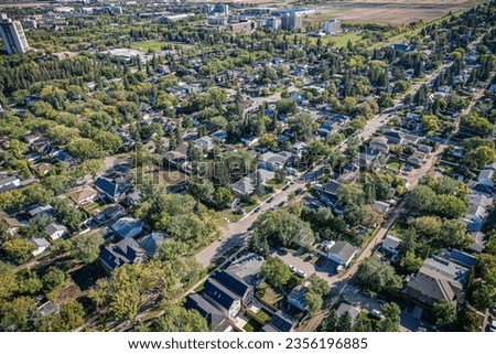 Aerial Ambiance: Grosvenor Park, Saskatoon, Saskatchewan Revealed