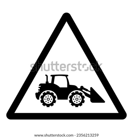 Bulldozer Symbol Sign,Vector Illustration, Isolate On White Background Label. EPS10