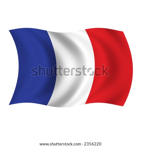 France Wave Flag