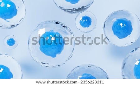 Close up image of living cell science friction Royalty-Free Stock Photo #2356223311