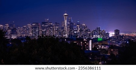 Blue hour from Kerry Park, Seattle, WA