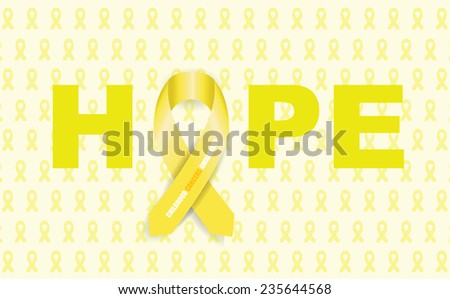 childhood cancer ribbon