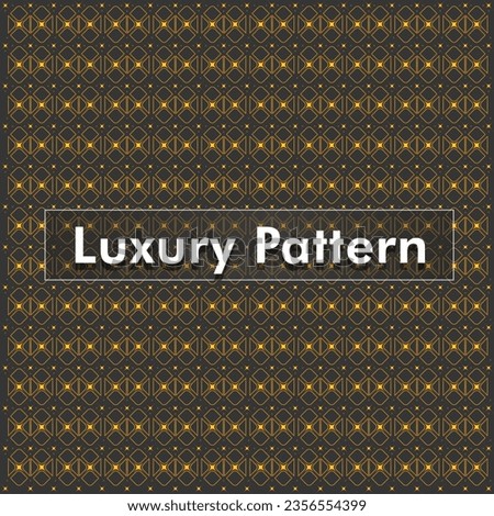 A Luxurious Seamless Pattern. Luxury Pattern Template. Royalty-Free Stock Photo #2356554399