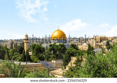 Picture of the Dome of the Rock in Jerusalem 