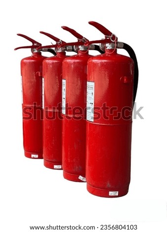 fire extinguisher on a white background