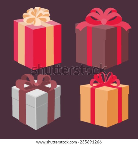 Gifts. Vector