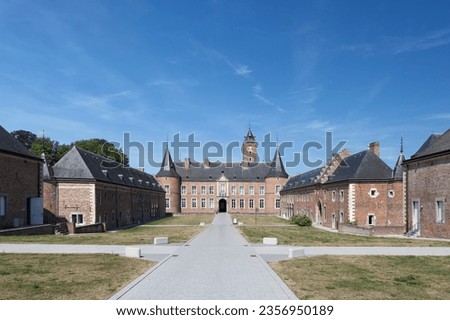 Beautiful  16th century Alden Biesen castle in Limburg, Belgium. Royalty-Free Stock Photo #2356950189
