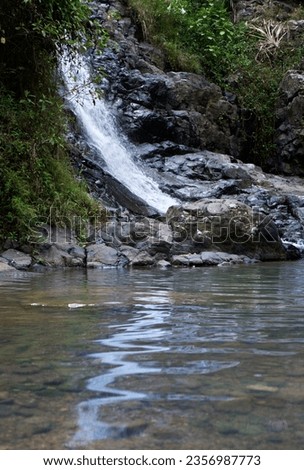 The beautiful waterfall is seen as soothing to the eyes after activities