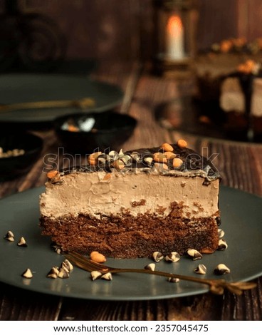Cakes image.Delicious Pestry pictures images.Chocolate brown Cakes and Bakes photos.Slice cake picture images.