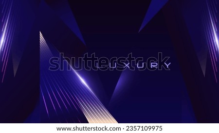 Luxurious abstract background with golden geometric shapes and a touch of blue, creating a sense of elegance and sophistication. Minimalist sports background with a touch of Diamond Jewelry Brand 
