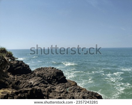 Rocky cliff by the sea