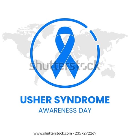 Vector graphic of Usher Syndrome Awareness Day