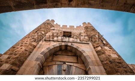 historical castle in Hatay Payas province with magnificent architecture Royalty-Free Stock Photo #2357299021