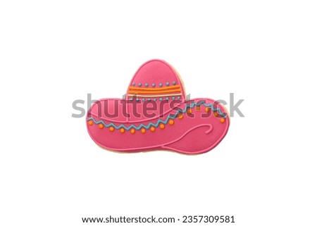 PNG, mexican sombrero isolated on white background.