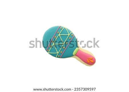 PNG, mexican maracas, isolated on white background.