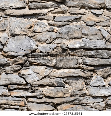 Seamless stone brick wall texture 8k
