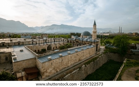 historical castle in Hatay Payas province with magnificent architecture Royalty-Free Stock Photo #2357322573
