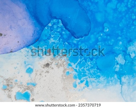 Foil Water Color Marble. Gold Art Paint. Blue Marble Watercolor. Luxury Abstract Painting. Gold Gradient Background. Metal Alcohol Ink Watercolor. Golden Alcohol Ink Marble. Fluid Elegant Pattern.