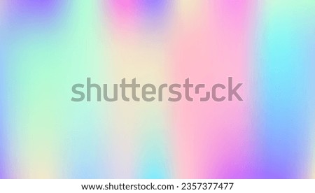 Holographic Background. Fashion Flyer. Retro Banner. Pearlescent Gradient. Abstract Texture. Violet Shiny Texture. Blur Holography Illustration. Trendy Fluid. Pink Holographic Background Royalty-Free Stock Photo #2357377477