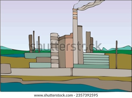 factory illustration for industrial clip art 11
