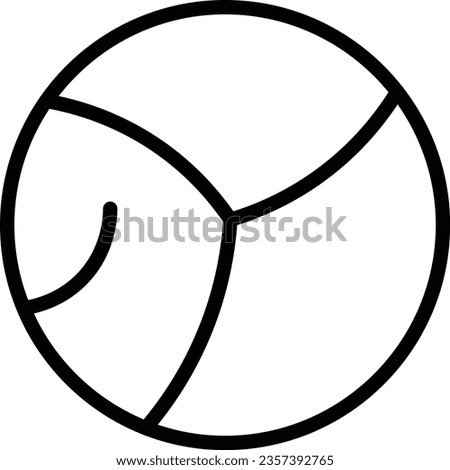 Hobby Outdoor Voleyball Outline Icon