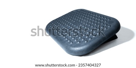 Adjustable Tilting Footrest Under Desk Ergonomic Office Foot Rest Pad Footstool Royalty-Free Stock Photo #2357404327