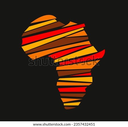 Africa map vector illustration design