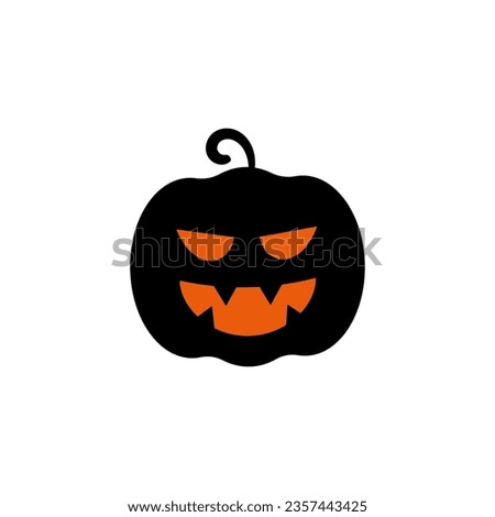 Pumpkin for Halloween. Vector graphics