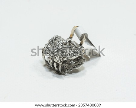 Butterfly hair clip on white background Royalty-Free Stock Photo #2357480089