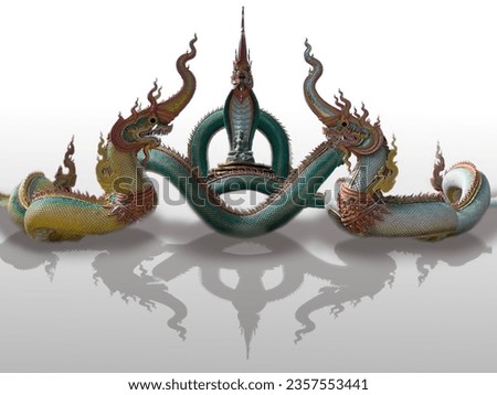 It's a picture of a Naga that I edited further. Royalty-Free Stock Photo #2357553441