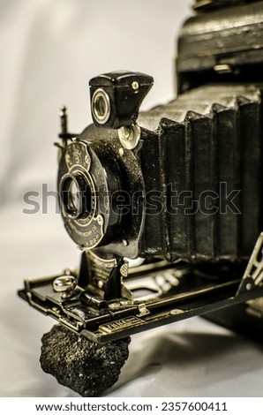 Old vintage Black photo camera