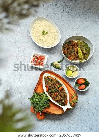 Healthy diet food images.Special dinner lunch mutton rice vegetables pictures images photos.