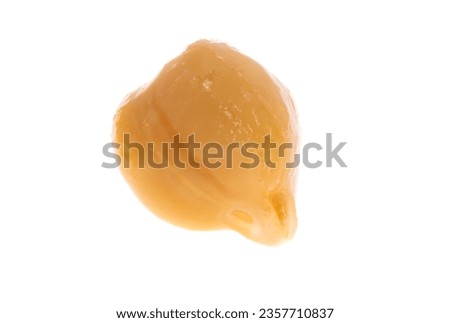 boiled chickpeas isolated on white background Royalty-Free Stock Photo #2357710837