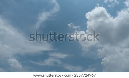 
A blue sky with clouds