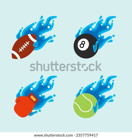 football ball flying water ball icon Design Vector, liquid fluid Concept Design, Creative Symbol.