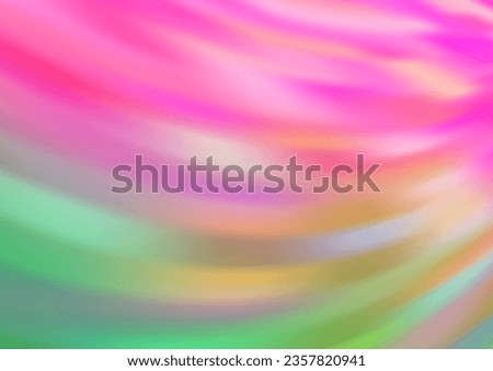 Light Pink, Green vector glossy abstract template. Colorful abstract illustration with gradient. A completely new template for your design.