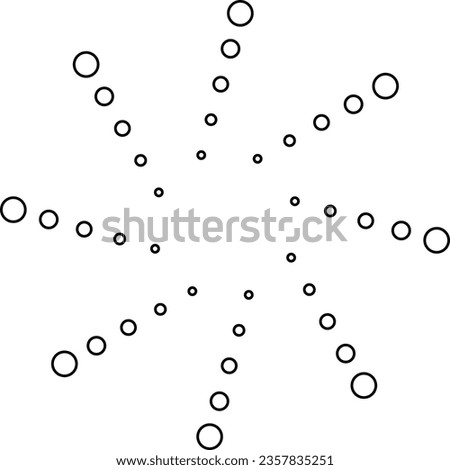 
circular line abstract vector icon