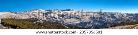 Different views of the Sierra Nevada, Granada Royalty-Free Stock Photo #2357856581