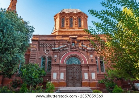 Old church of Alexander Nevsky in Ganja city was built in 1887 Royalty-Free Stock Photo #2357859569
