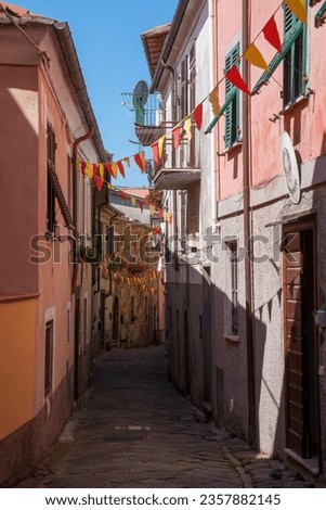 Fosdinovo, medieval town in Massa Carrara province, Tuscany, Italy
