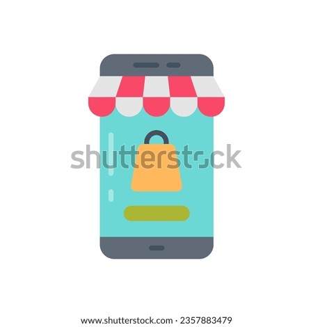 Grocery App icon in vector. Illustration