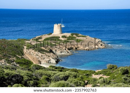 Il Sulcis (Meurreddìa o Surcis in sardo) è un territorio della Sardegna che si estende nella porzione sudoccidentale dell'isola. Royalty-Free Stock Photo #2357902763