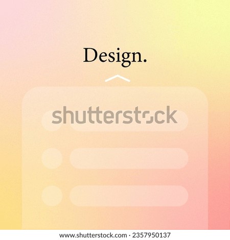 Simple square gradient background. Social media template vector illustration.