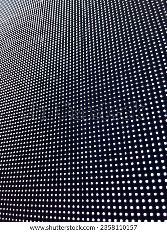 Close-Up of an LED Big Screen at an Event with Many Individual Dots
