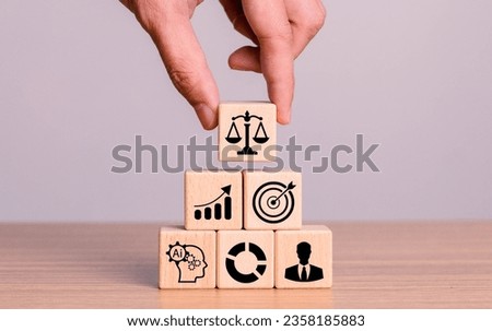 Business ethics and compliance concept. Ethical investment, sustianable development. Business integrity and moral. The effective compliance and ethics culture in workplace. Royalty-Free Stock Photo #2358185883
