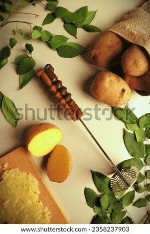 Cooking picture, about made a mashed potato 